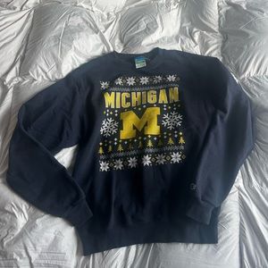 Champion University of Michigan Ugly Christmas Sweater